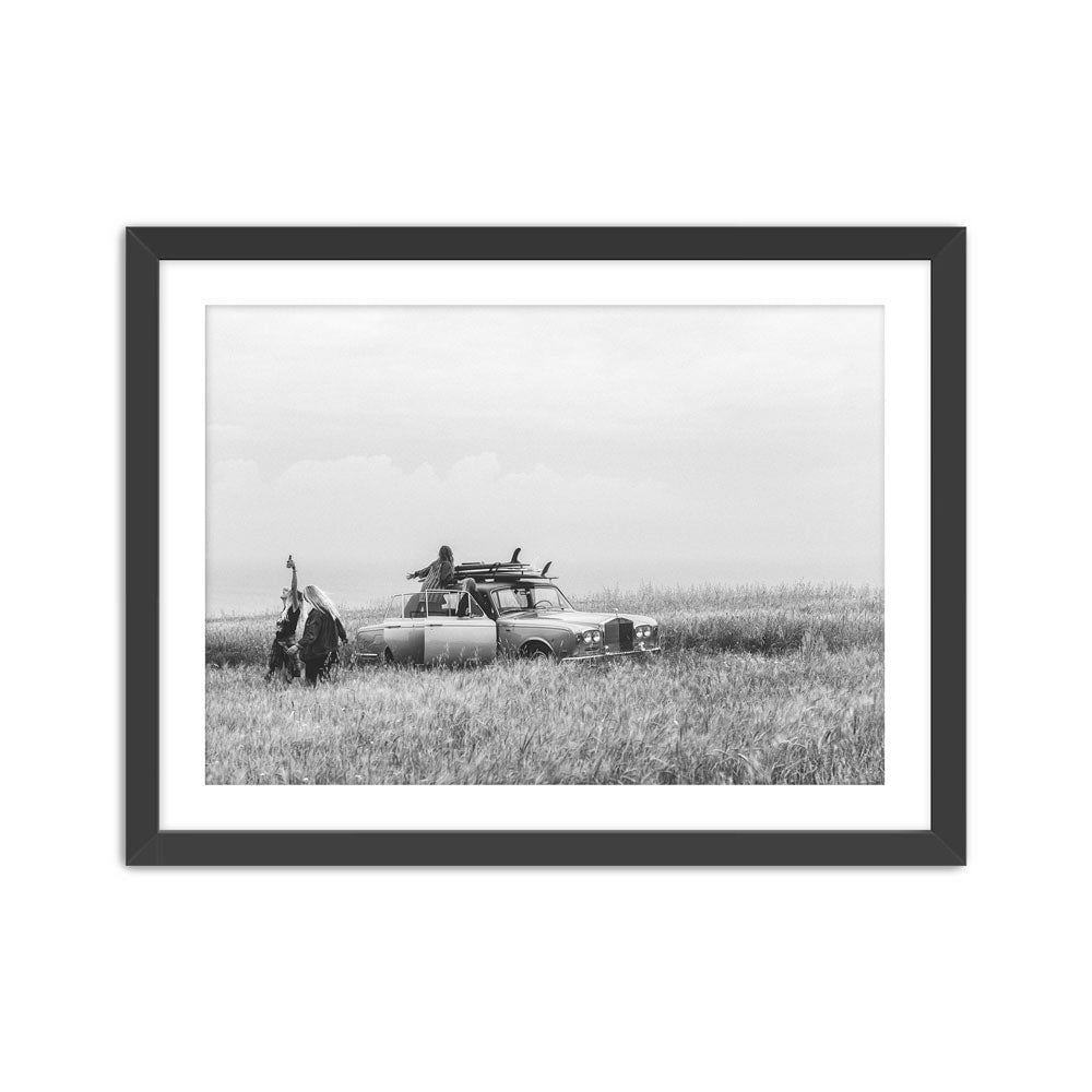 On The Road Print Daniel Espirito Santo Black Small