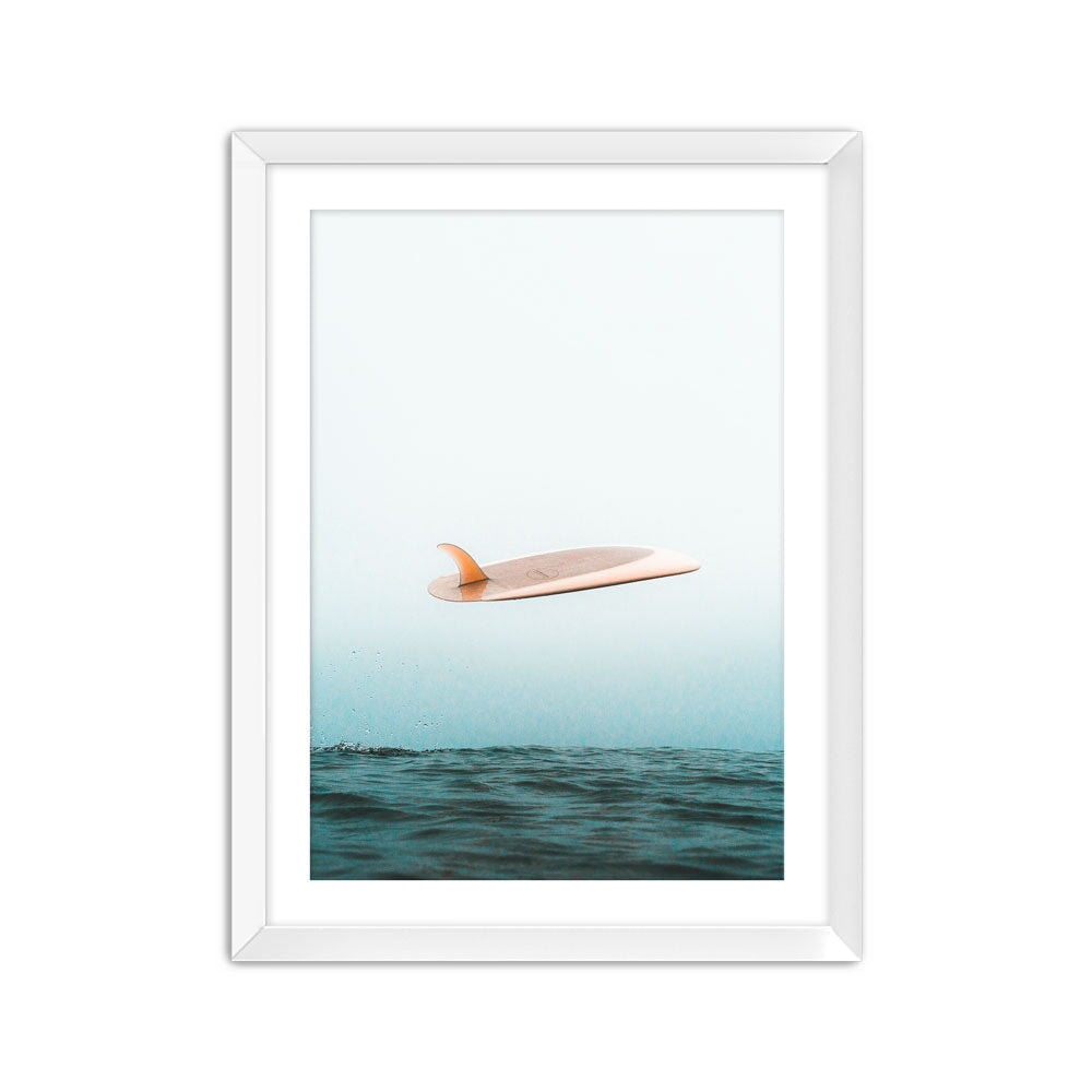 Space Shuttle Print Daniel Espirito Santo White Small