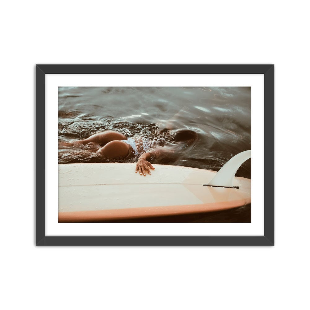 Sunset in Padang Print Mario Stefanelli Black Small