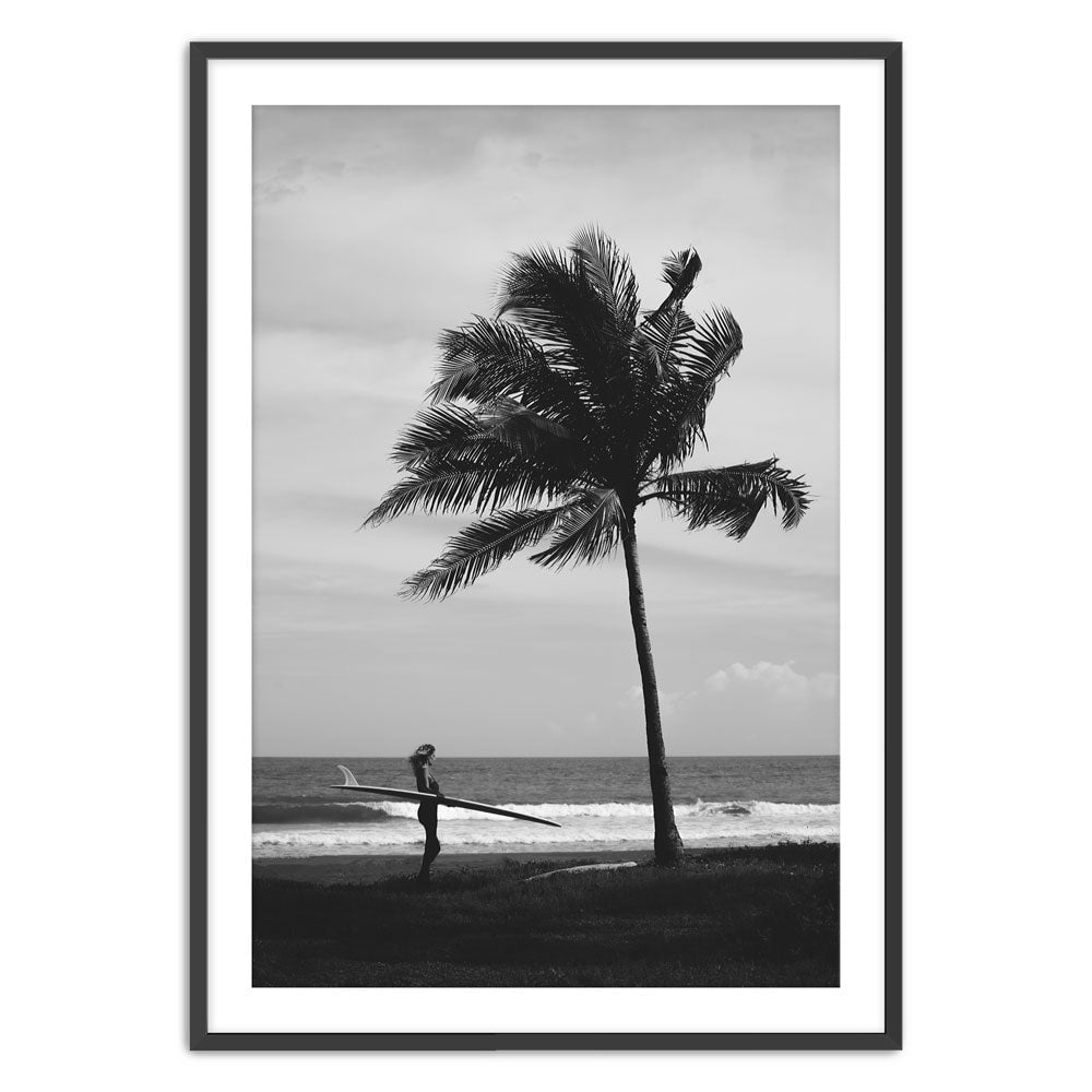 Warm Breeze Print Mario Stefanelli Black X-Large