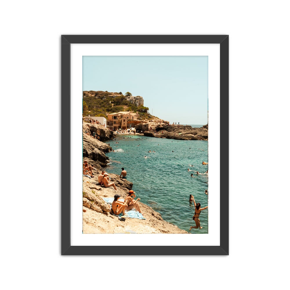 S'Almonia Print Mateo Negrete Black Small