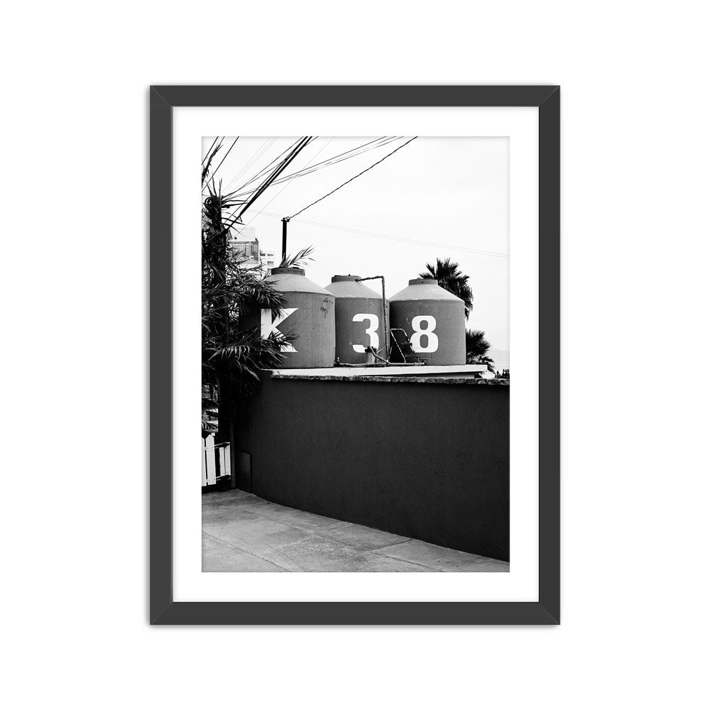 K38 Print Spacious Black Small