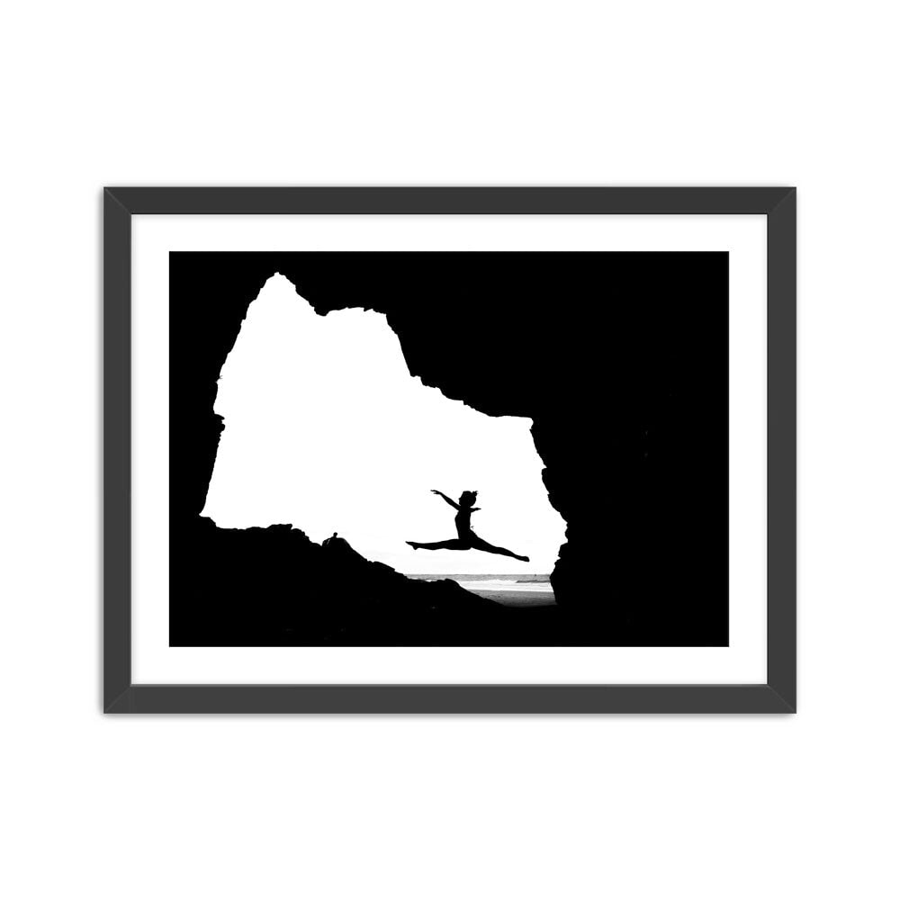 Ilha Do Mel Print Ana Catarina Black Small 