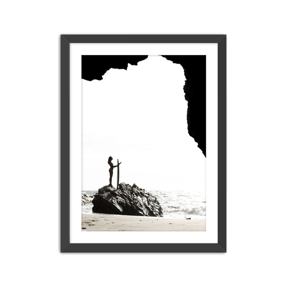 Puerto Escondido Print Ana Catarina Black Small 