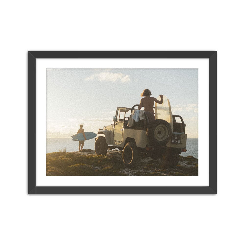 The End of The Road Print Daniel Espirito Santo Black Small 