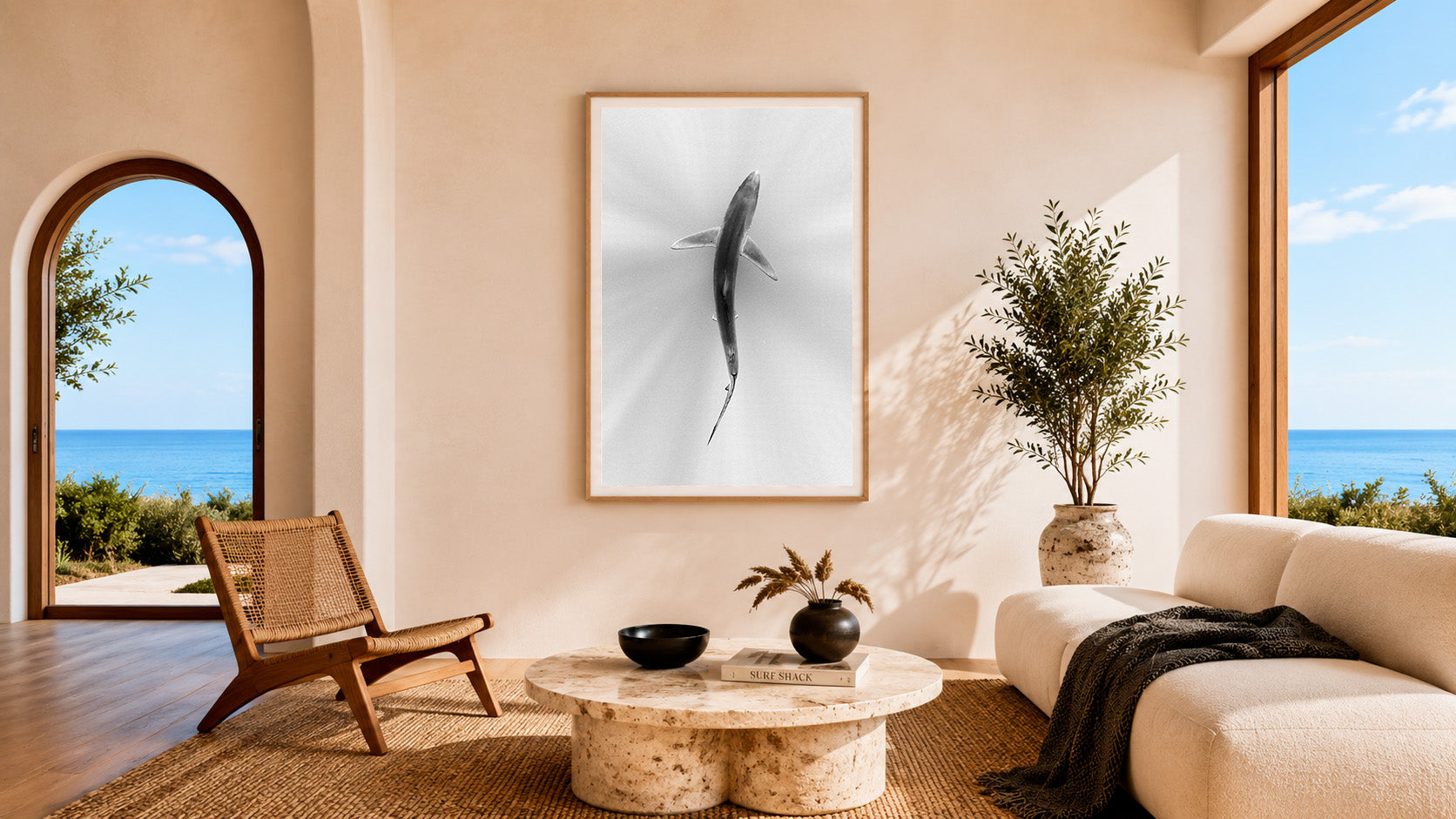 Over Blue Shark — lifestyle