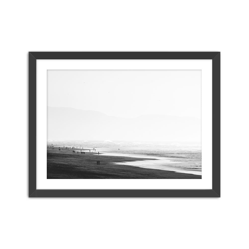 The Morning and People Print Pedro Bala Black Small 